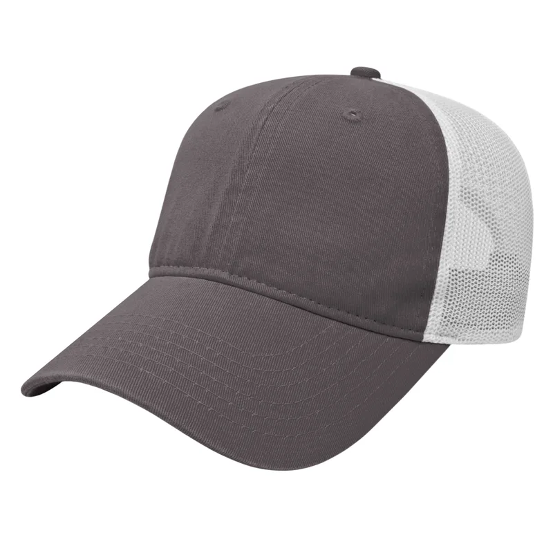 Washed Chino Twill with Ultra Soft Mesh Cap view 2