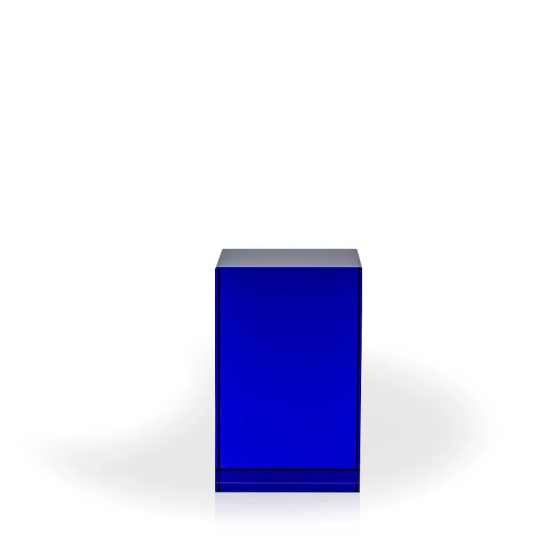 Alexis Blue Crystal Column, Small - UV Printed view 2