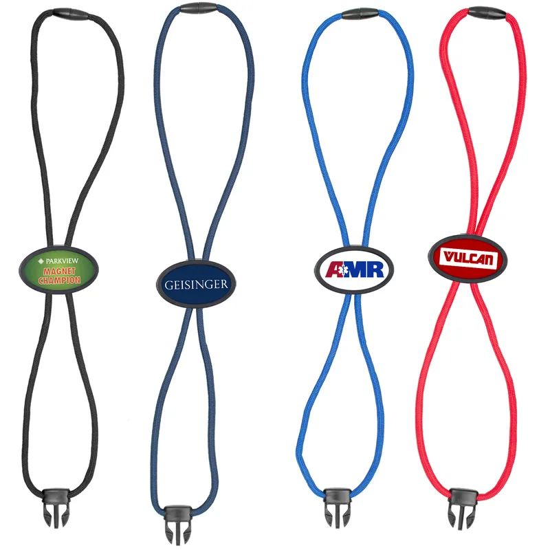 Braided Lanyard w/oval slider view 5