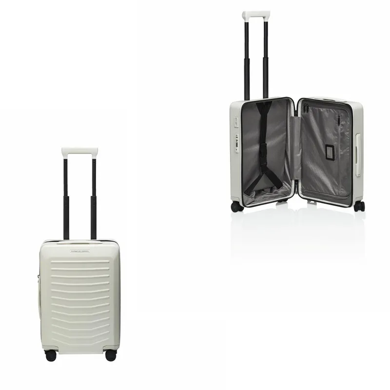 Bric's Porsche Roadster By Bric's 21" Spinner Luggage - White