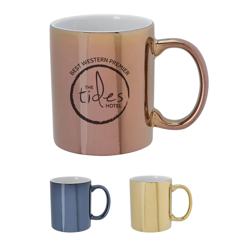 12 Oz. Iridescent Ceramic Mug view 2