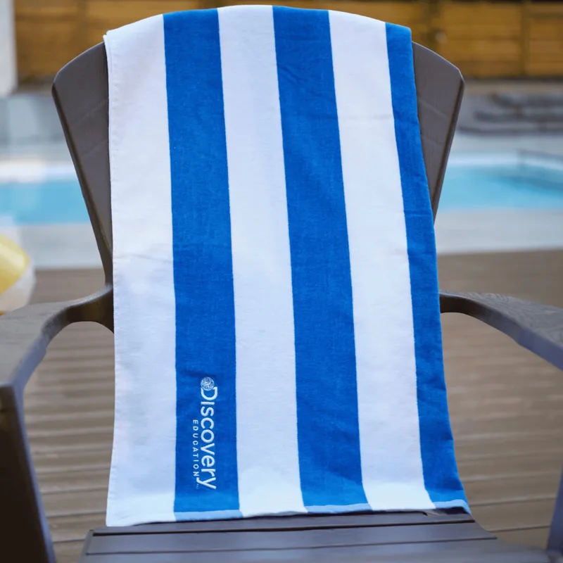 Promo Terry Cabana Towel (Laser Patch) view 5