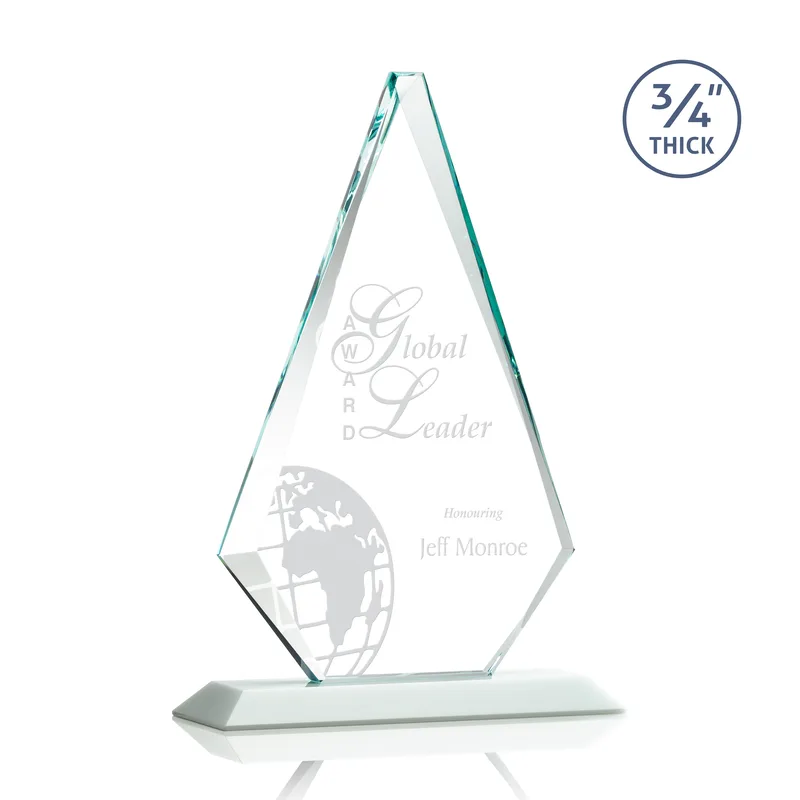 Deep Etch, Standard base, White, 9" x 13.25"