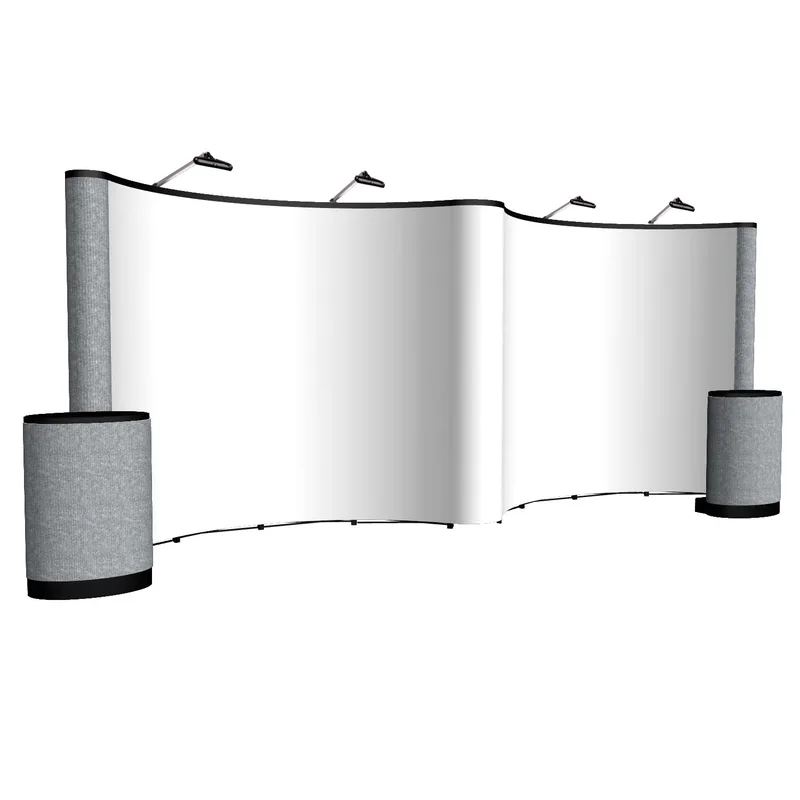 20' Gullwing ARISE Floor Display Kit (Mural w/ Fabric Ends)