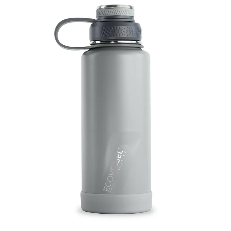 EcoVessel Boulder 32 Oz Trimax® Insulated Ss Water Bottle - Slate Gray