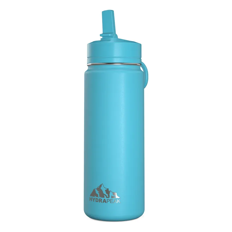 20 oz Hydrapeak® Stainless Steel Insulated Mini Water Bottle w/ Straw Lid view 4