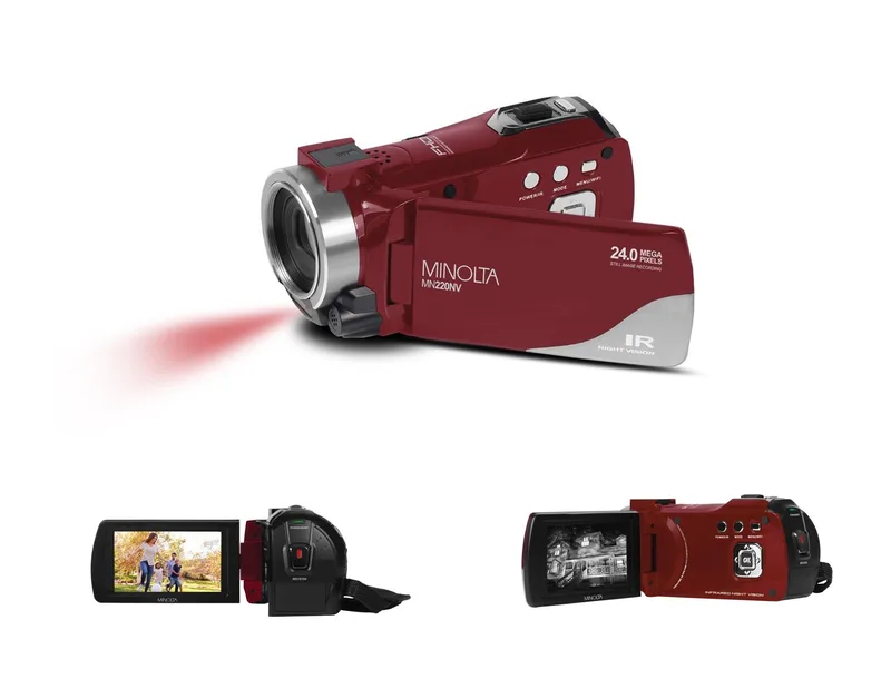 Minolta 1080P Full Hd Night Vision Camcorder