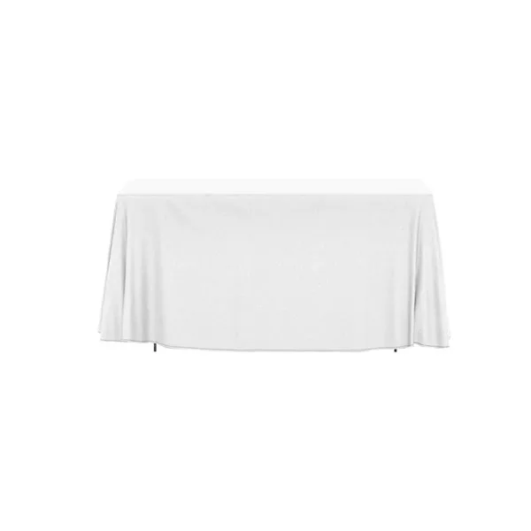 48 Hour Rush 4' Open-Back Full Color Drape Table Throw view 3