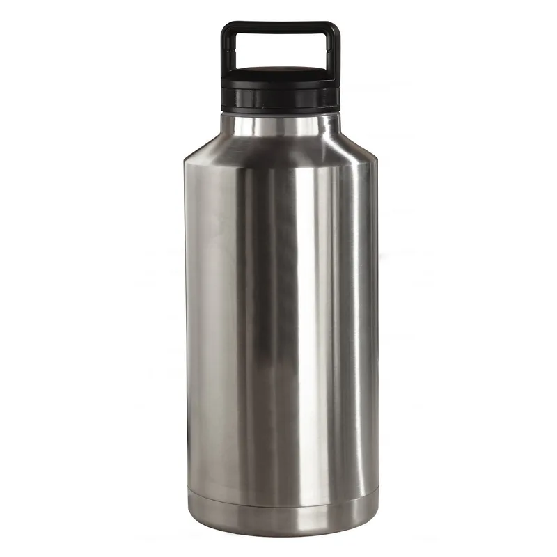 64 oz Stainless Steel Vacuum Growler view 2