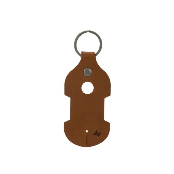 Ryder Leather Earbud Keychain view 3