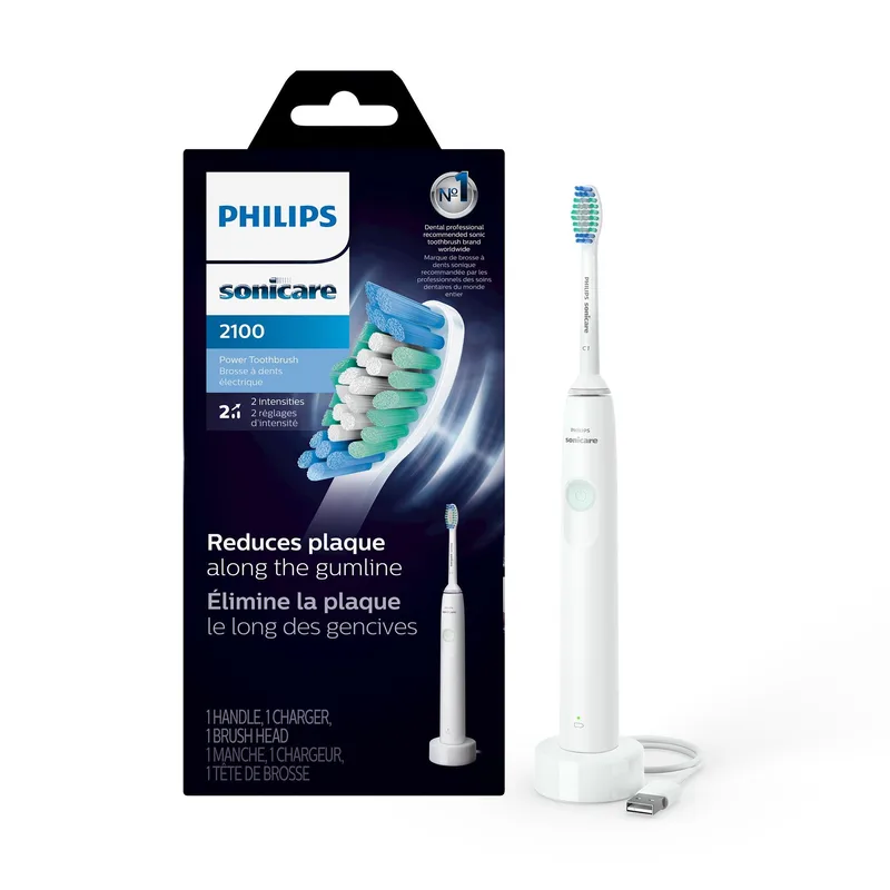 Philips Sonicare 2100 Series Sonic Electric Toothbrush White Mint