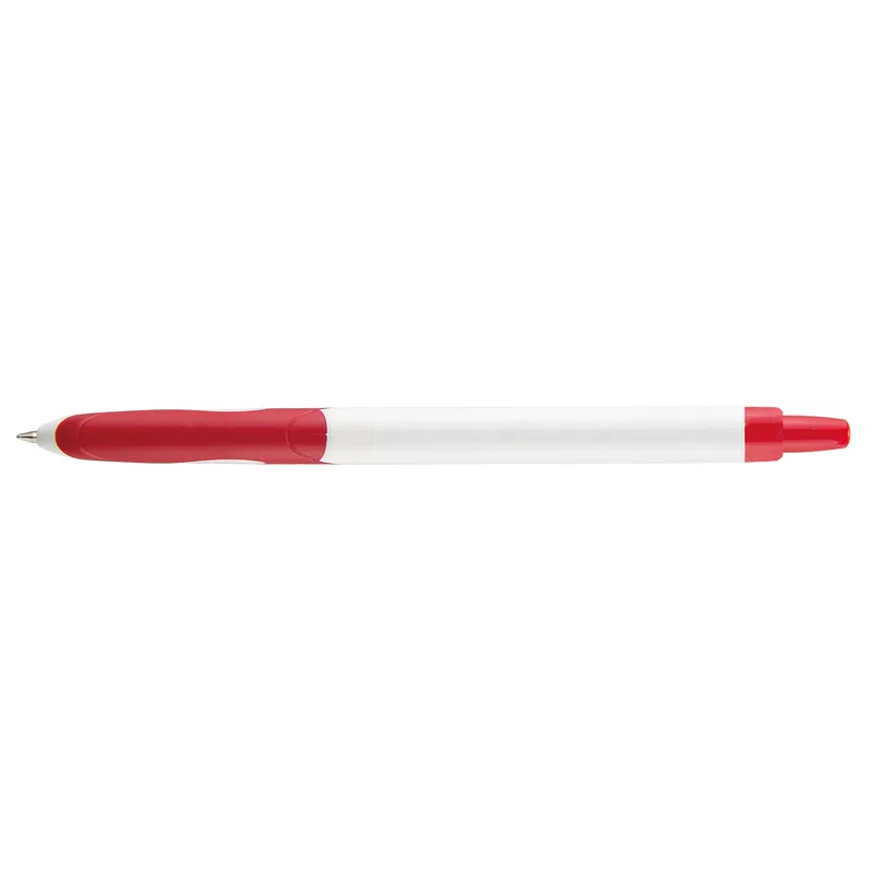 White/Red Blank Back View