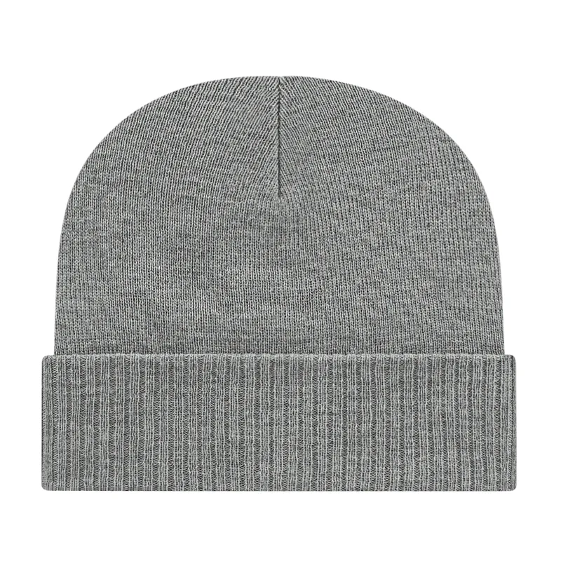 Knit Cap With Ribbed Cuff view 2