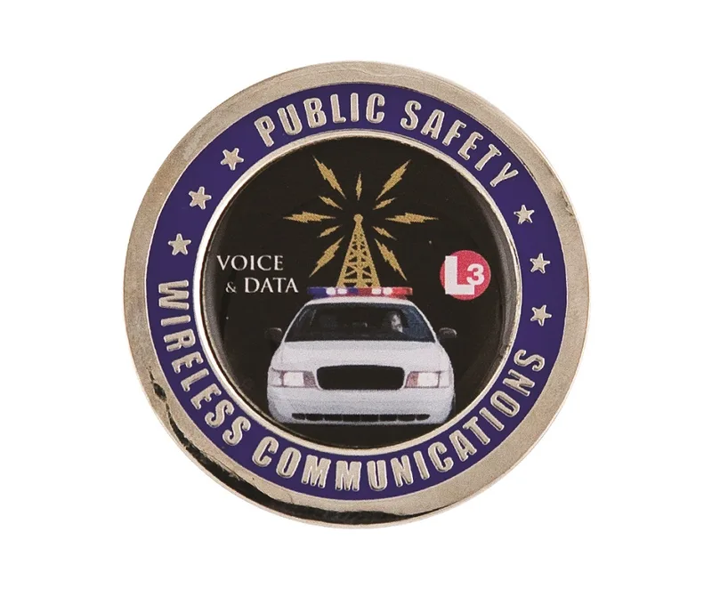 1.75" Brass Challenge Coin w/Nickel Plating view 2