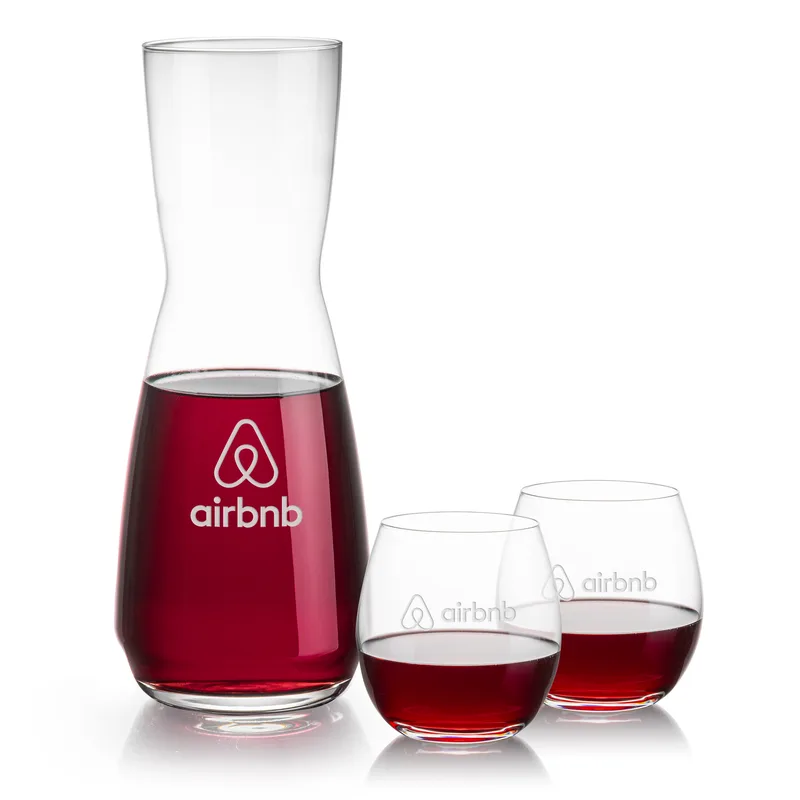 Carafe & 2 Stemless