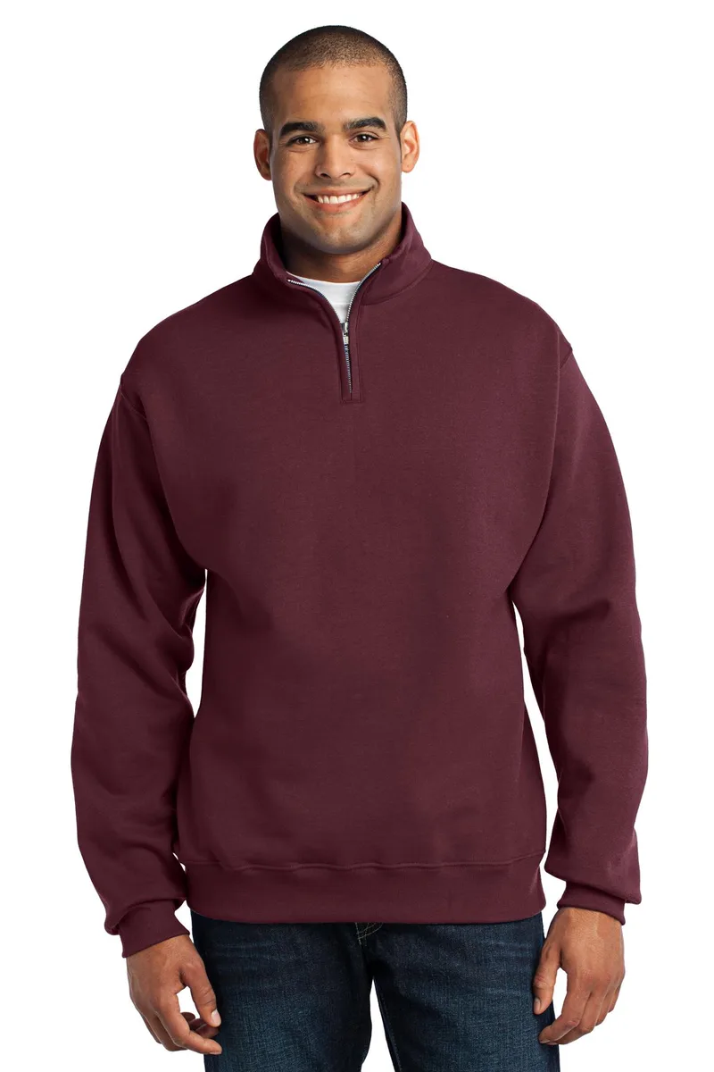 Jerzees® - NuBlend® 1/4-Zip Cadet Collar Sweatshirt. view 4