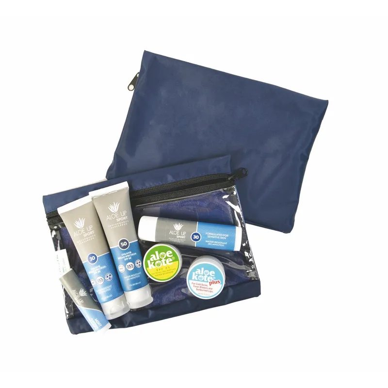 Aloe Up Grande Nylon Pouch w/Sport Sunscreen