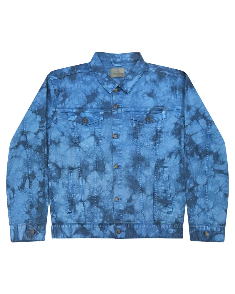 Tie-Dye Unisex Denim Jacket view 3