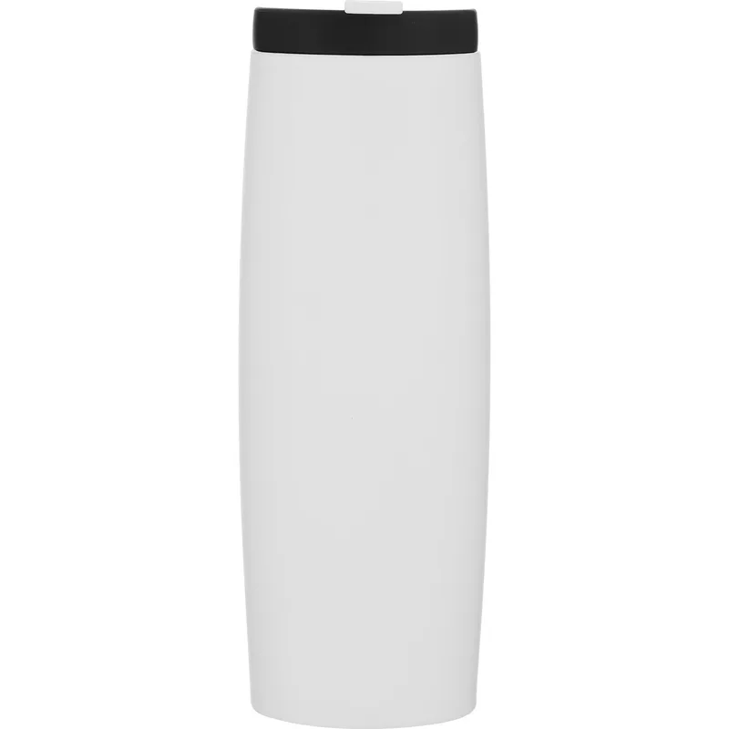 16.9 oz Cove Travel Tumbler (Matte White) view 2