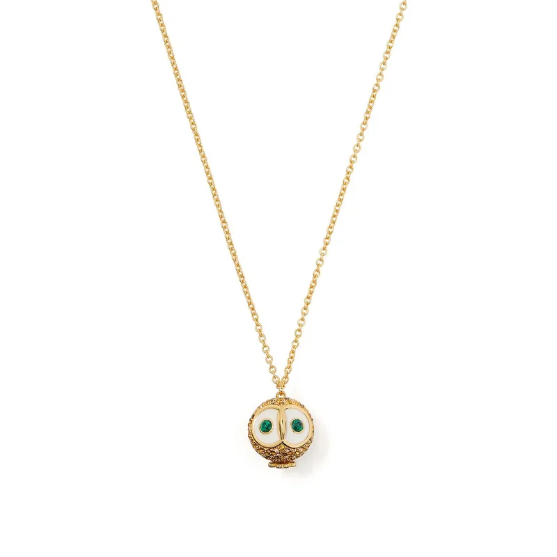 kate spade new york Night Bird Pavé Mini Pendant - Multi