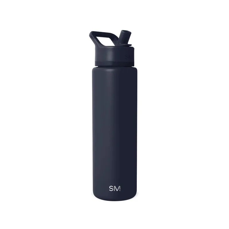 30 oz Simple Modern® Stainless Steel Double-Walled Insulated Summit Water Bottle with Straw Lid view 2