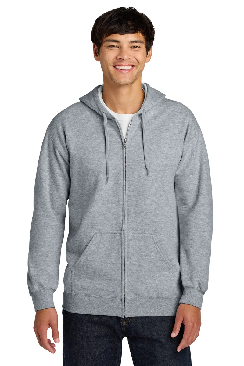 Gildan Softstyle® Midweight Fleece Full-Zip Hooded Sweatshirt view 4