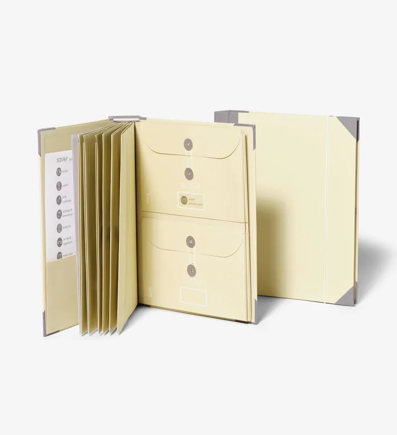 Savor Folio Document Organizer - Slate