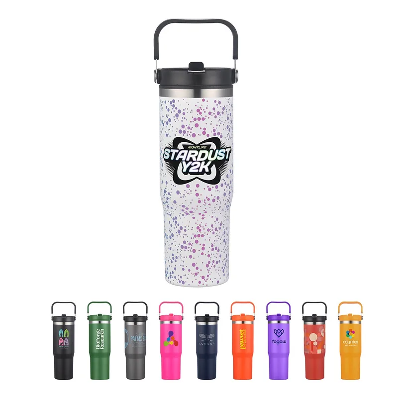 Oreno 30 oz Stainless Steel/Polypropylene Travel Tumbler view 2