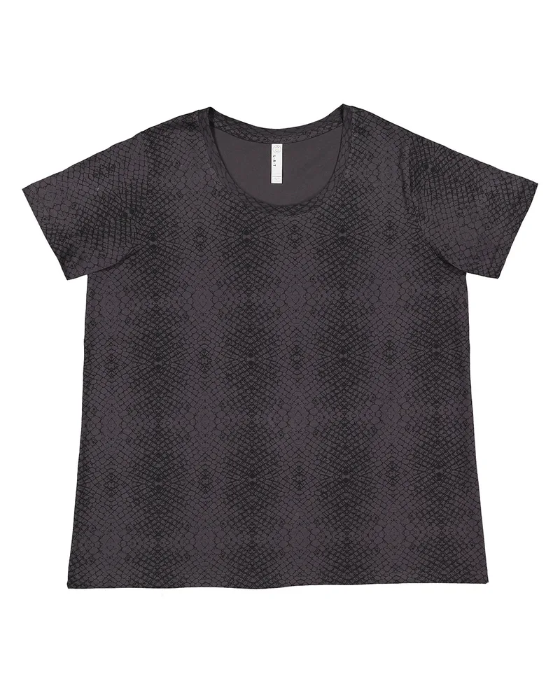 LAT Ladies' Curvy Fine Jersey T-Shirt view 4