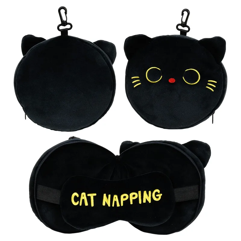 Comfort Pals™ Cat 2-in-1 Pillow Sleep Mask view 2