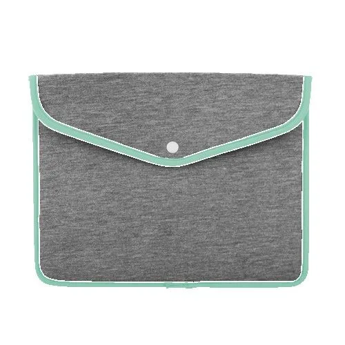 11" Macbook Air®/Macbook Pro® Heathered Jersey Knit Snapfolio view 2