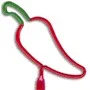 Jalapeno Pepper Multi-Color Inkbend Standard, Bent Pen