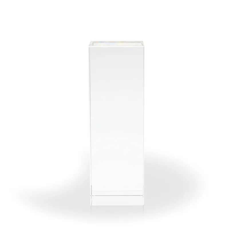 Alexis Clear Crystal Column, Large - UV Printed view 2