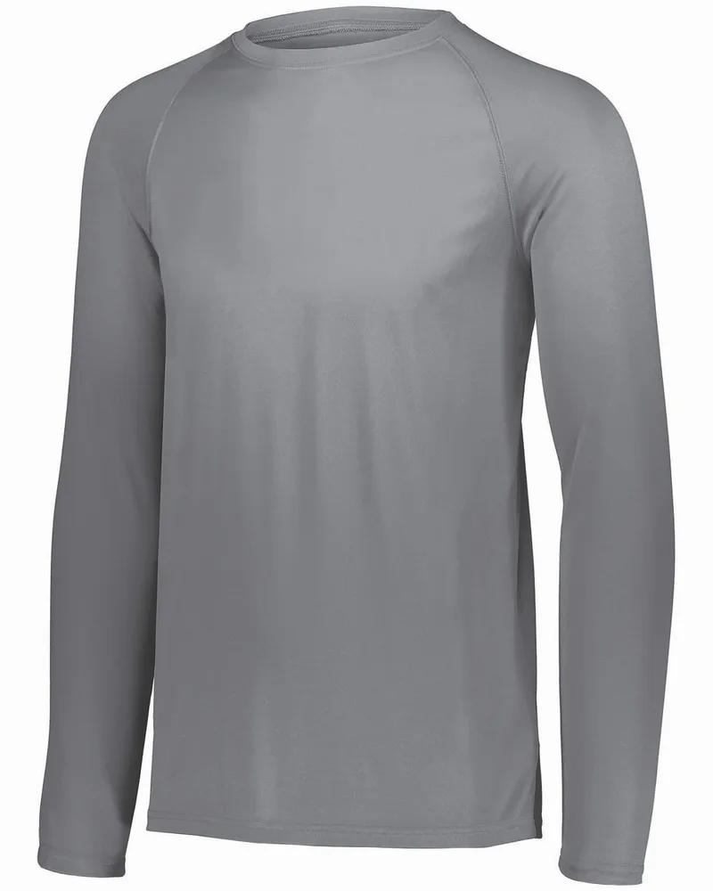 Augusta Adult Attain Wicking Long-Sleeve T-Shirt view 6