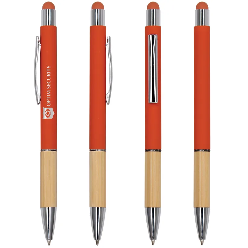 Saratoga Bamboo Grip Stylus Pen view 5