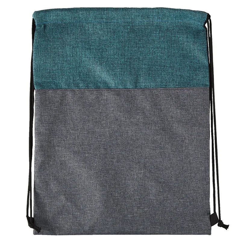 Heathered N' Jute Drawstring Backpack view 5