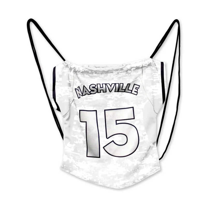 Jersey Mesh Drawstring Backpack view 6
