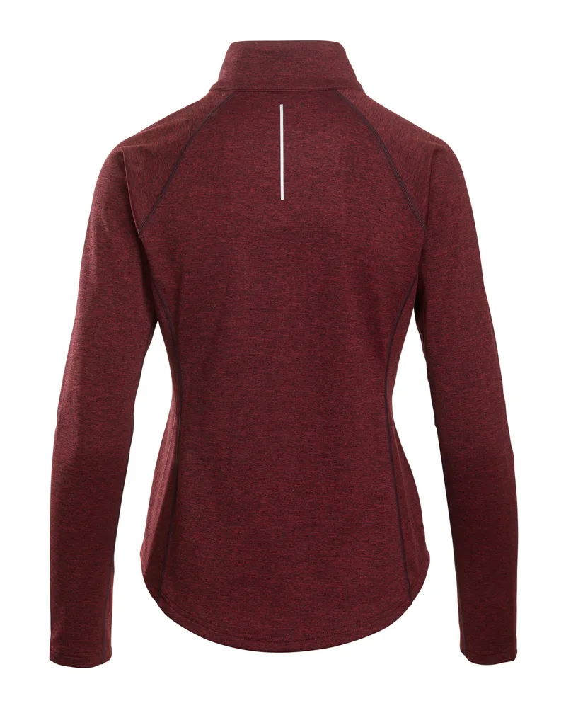 Heather Deep Red Blank Back
