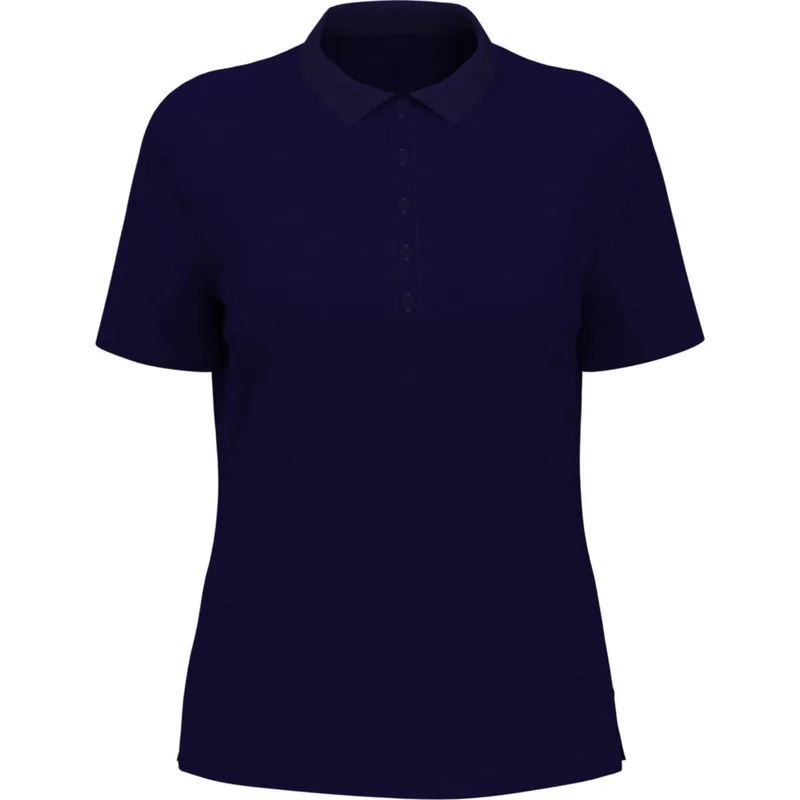 Callaway® Moisture Wicking UPF 50+ Solid Stretch Women's Polo Shirt with Custom Logo view 7
