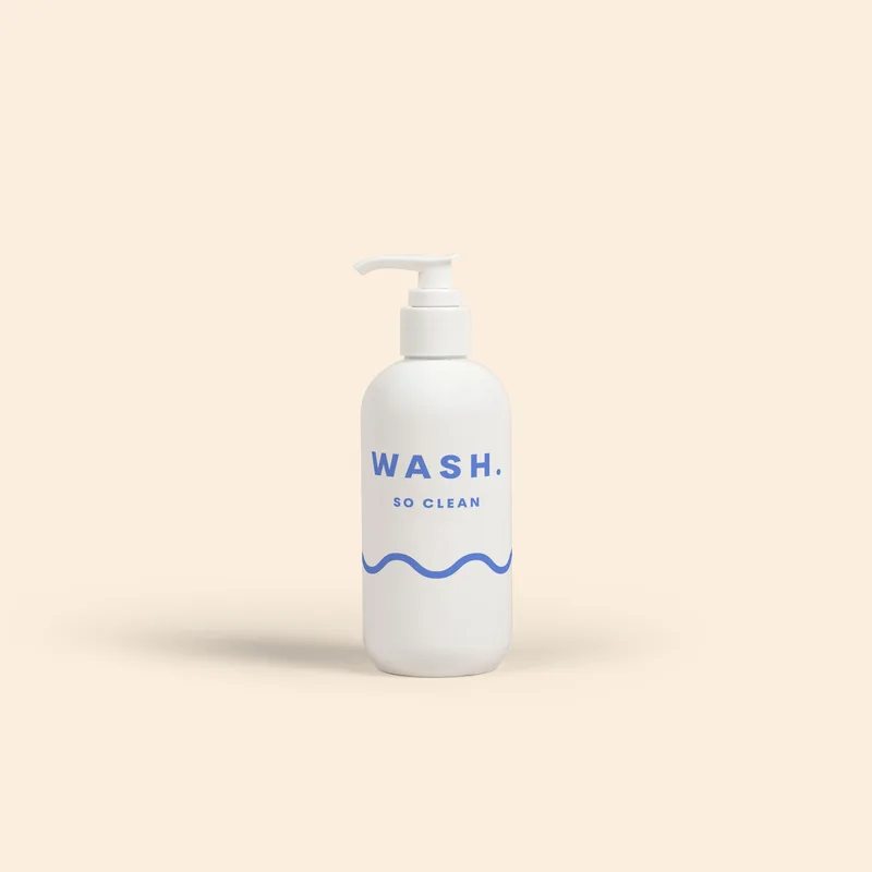 8 Oz Wash With Pump Cap - Direct Print view 5