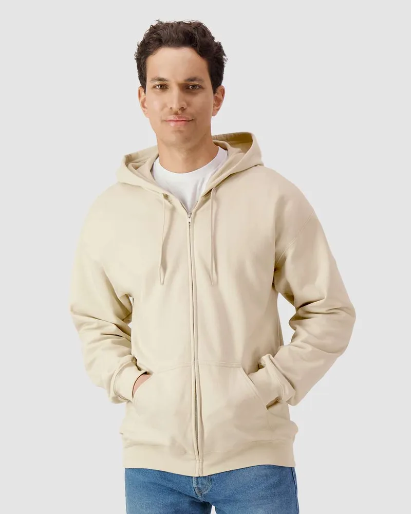 Gildan® Softstyle® Full-Zip Hooded Sweatshirt view 4