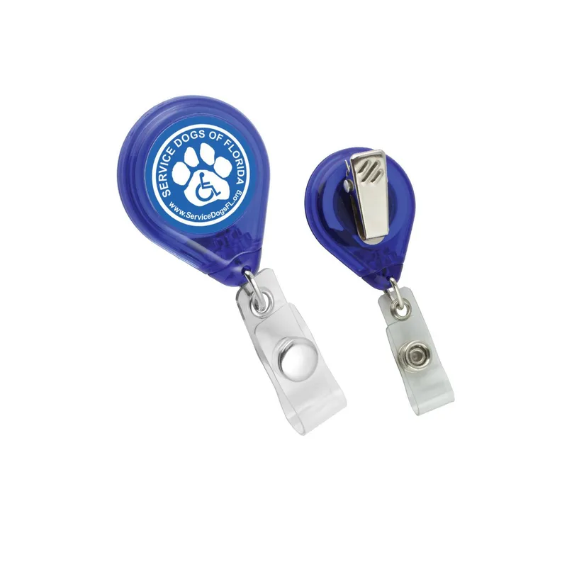 Tear Shape Retractable Badge Holder view 4