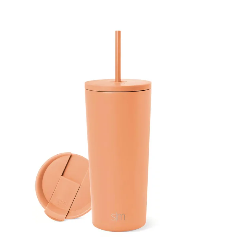 16 oz Simple Modern® Stainless Steel Insulated Classic Tumbler w/ Straw Lid view 2