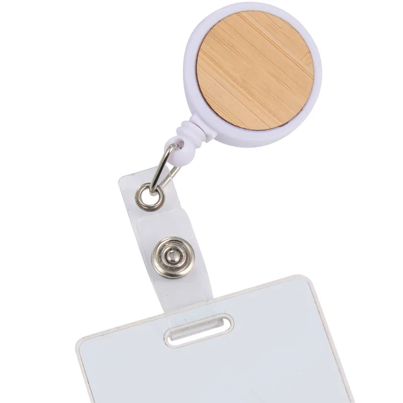 Bamboo Badge Holder view 2