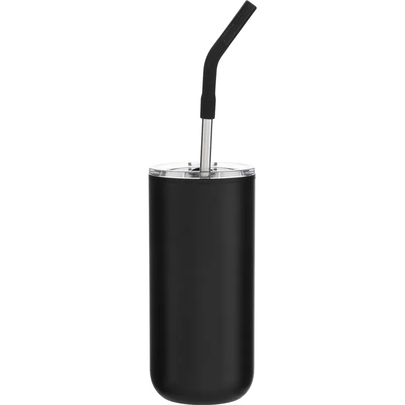 16 oz Ryder Travel Tumbler (Matte Black) view 2