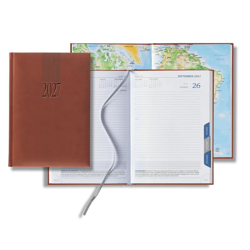 Castelli Tucson Medio White Page Tabbed Daily Diary view 2