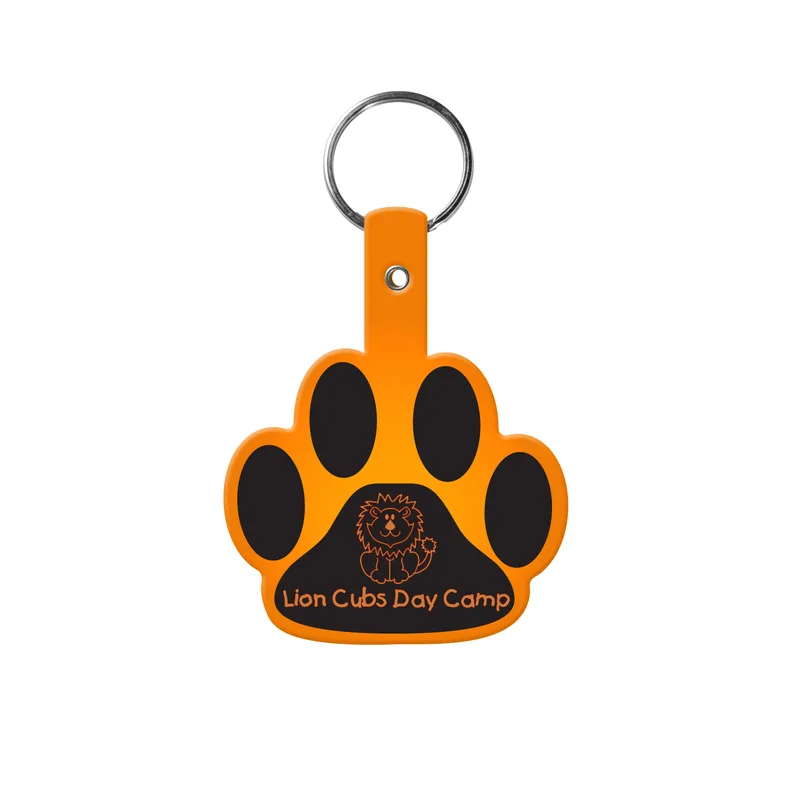 Paw Flexible Key Tag view 3