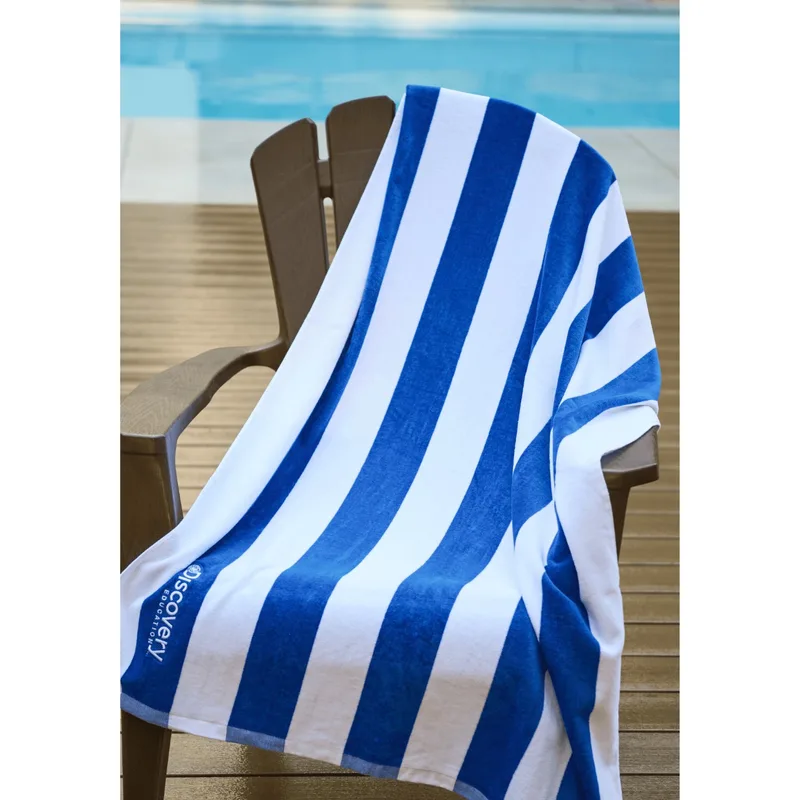 Promo Terry Cabana Towel (Laser Patch) view 4