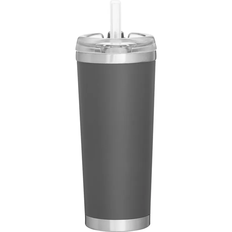 24 oz Brooklyn Travel Tumbler (Matte Storm Gray) view 2