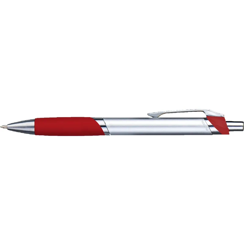 Silver/Red Blank Side View